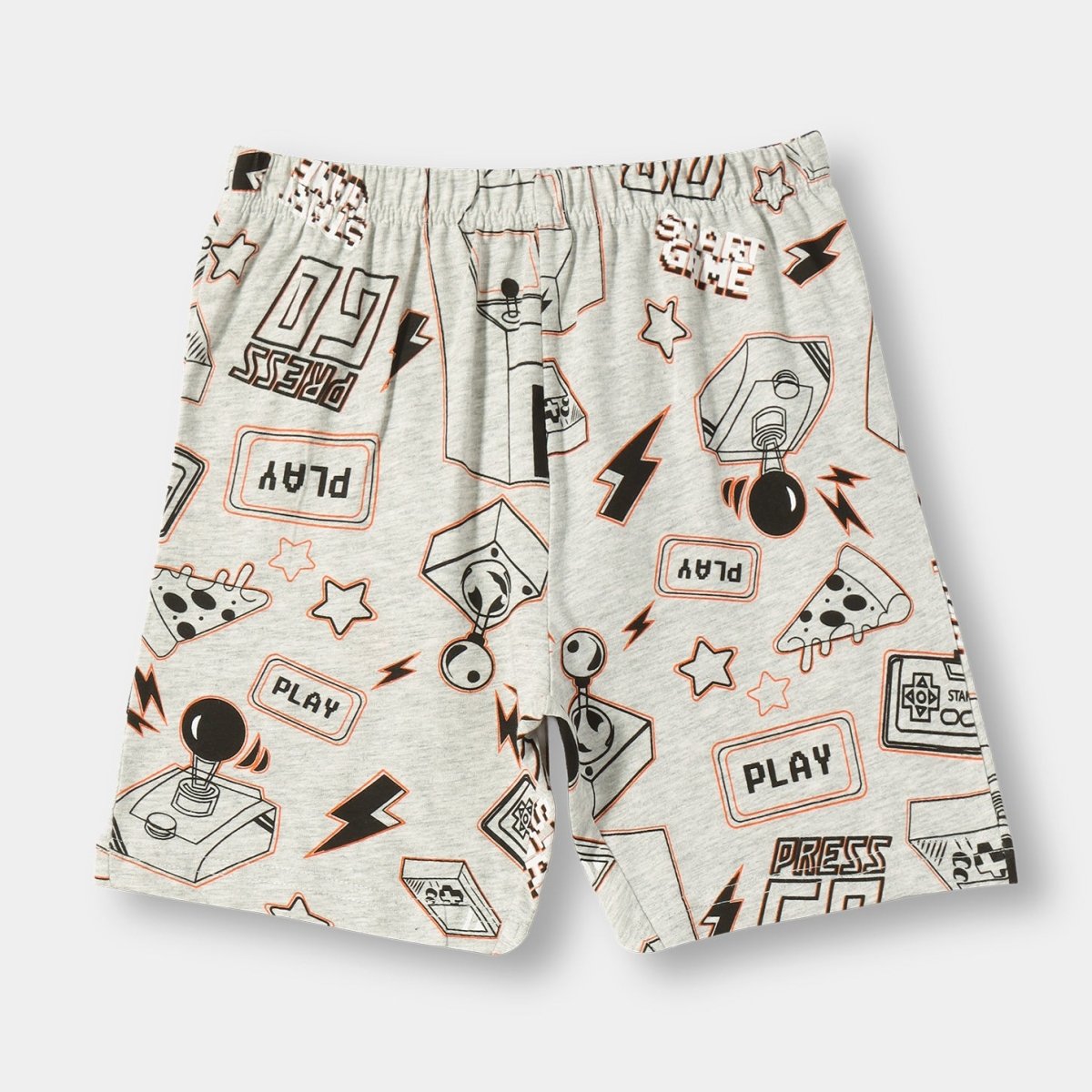 Game On Shorts Set print detail — kids 1-7y | A Tiny Bee