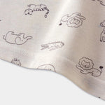 Jungle Love Shorts Set fabric and fit close-up | A Tiny Bee