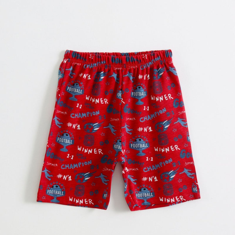 Little Champion Shorts Set styled on child — A Tiny Bee kidswear