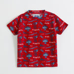 Little Champion Shorts Set print detail — kids 1-7y | A Tiny Bee