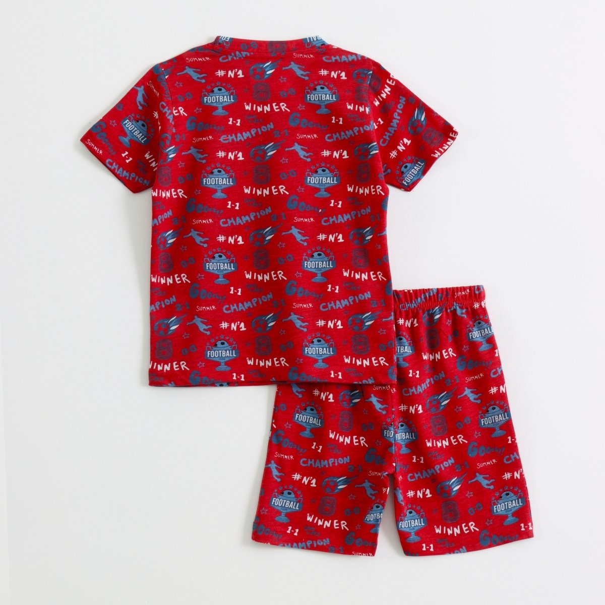 Little Champion Shorts Set unisex kidswear — back view | A Tiny Bee