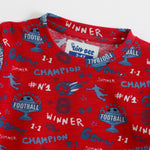 Little Champion Shorts Set fabric and fit close-up | A Tiny Bee