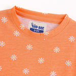 Little Daisy Shorts Set fabric and fit close-up | A Tiny Bee
