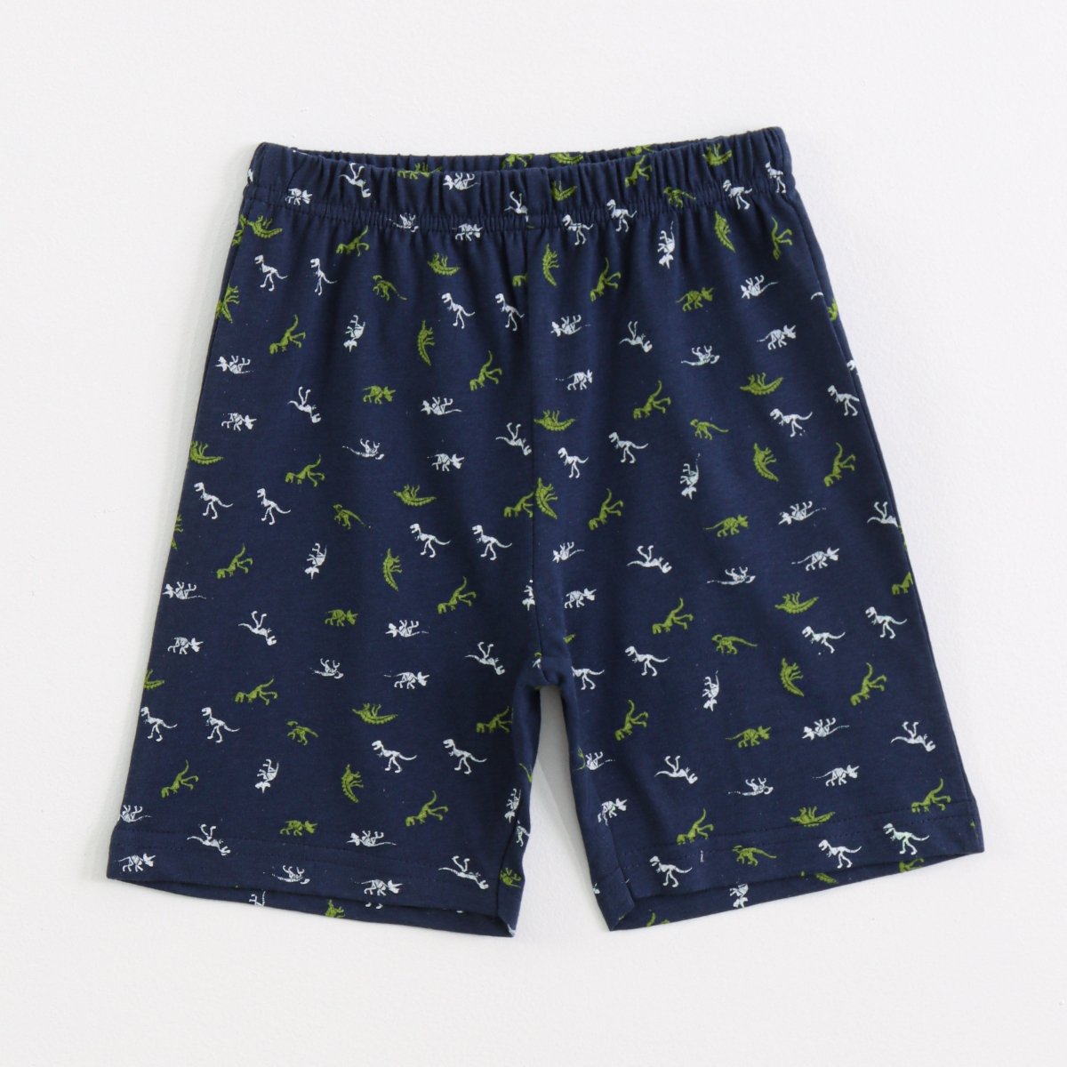 Little Dino Shorts Set styled on child — A Tiny Bee kidswear