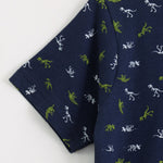 Little Dino Shorts Set side view — unisex kids 1-7y | A Tiny Bee