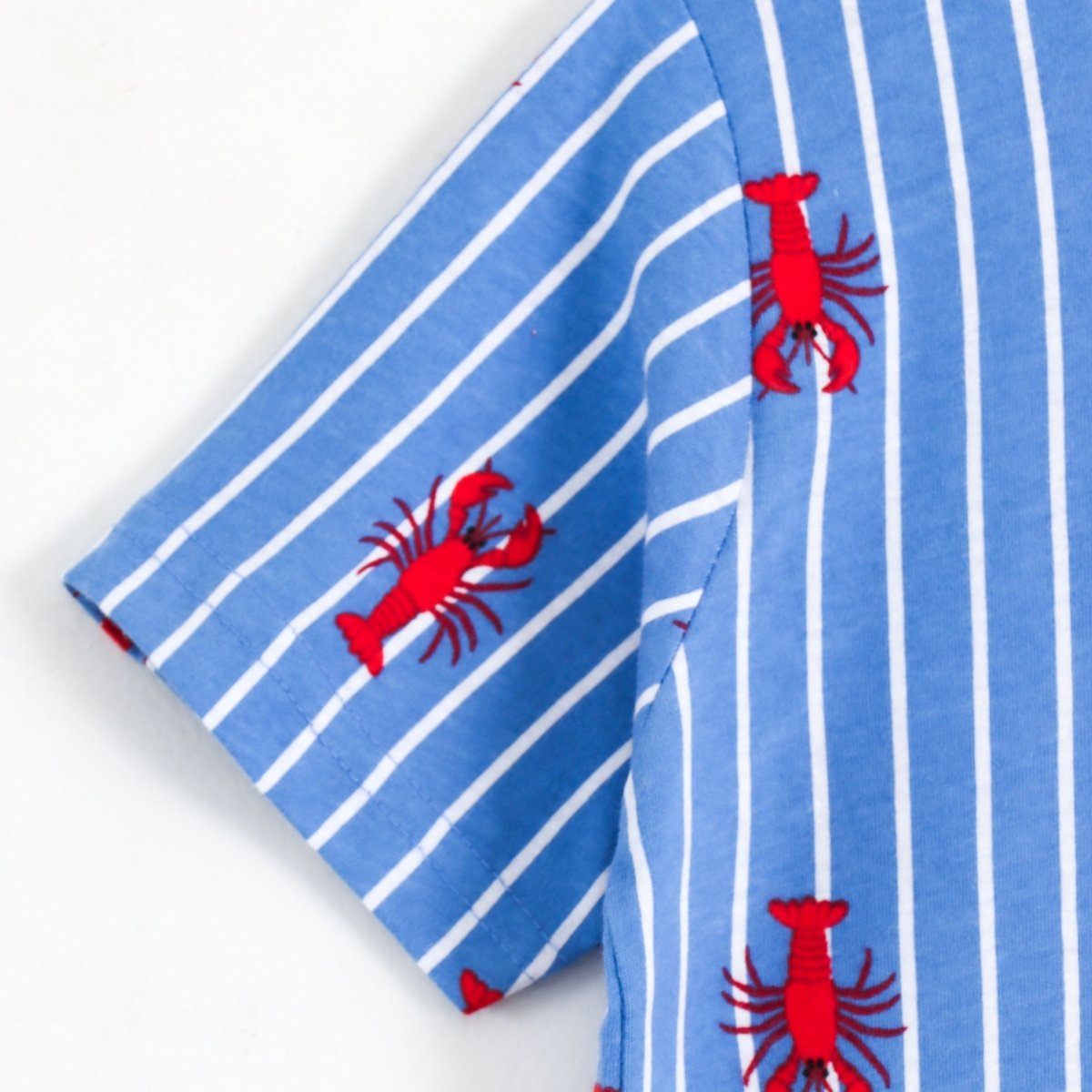 Lobster Stripe Pajama Set (Unisex) - A Tiny Bee