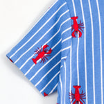 Lobster Stripe Pajama Set (Unisex) - A Tiny Bee