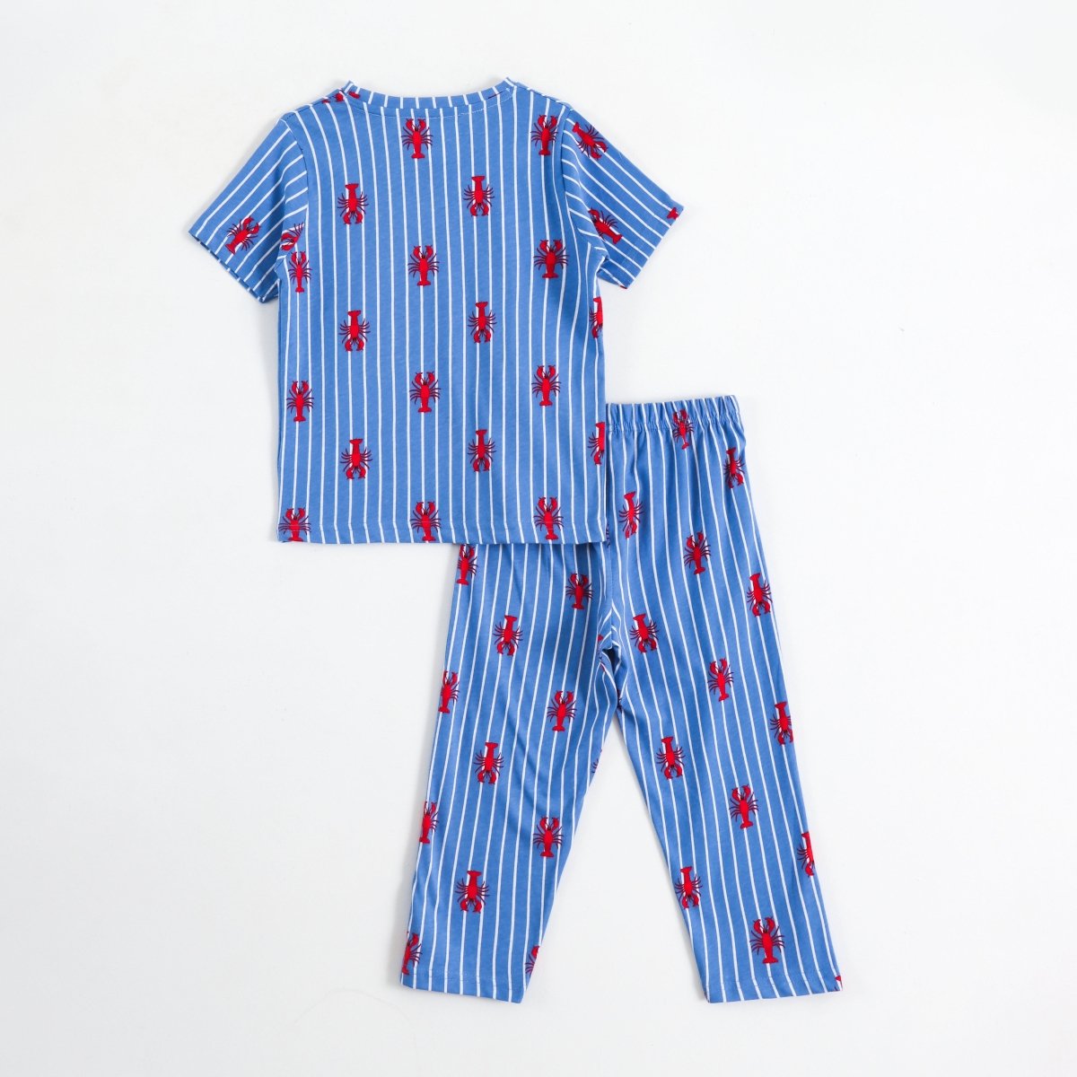 Lobster Stripe Pajama Set (Unisex) - A Tiny Bee