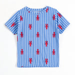 Lobster Stripe Pajama Set (Unisex) - A Tiny Bee