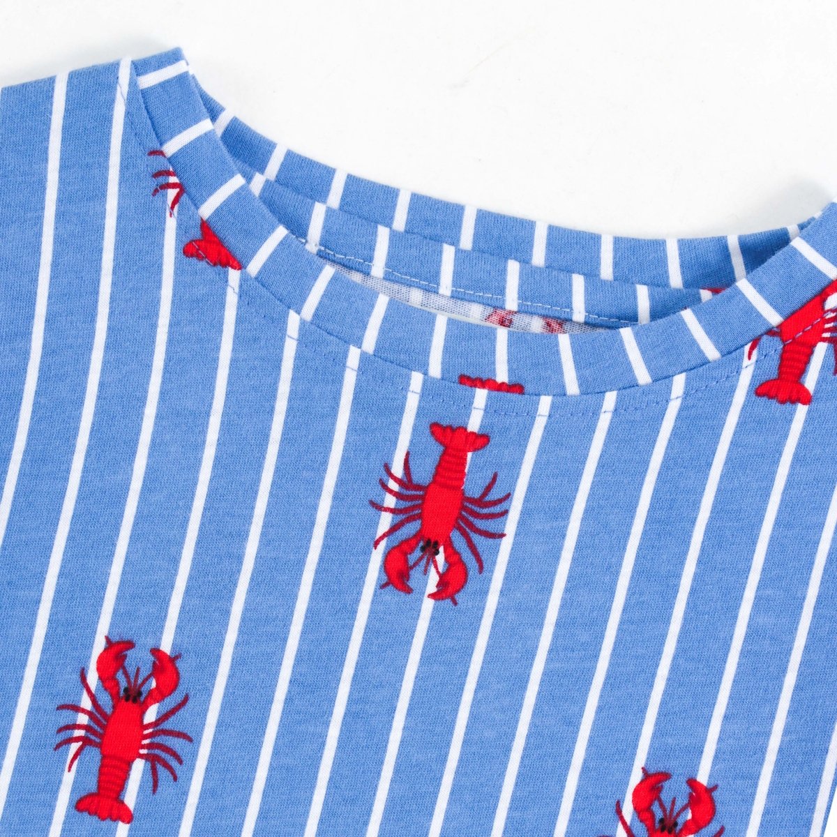 Lobster Stripe Pajama Set (Unisex) - A Tiny Bee
