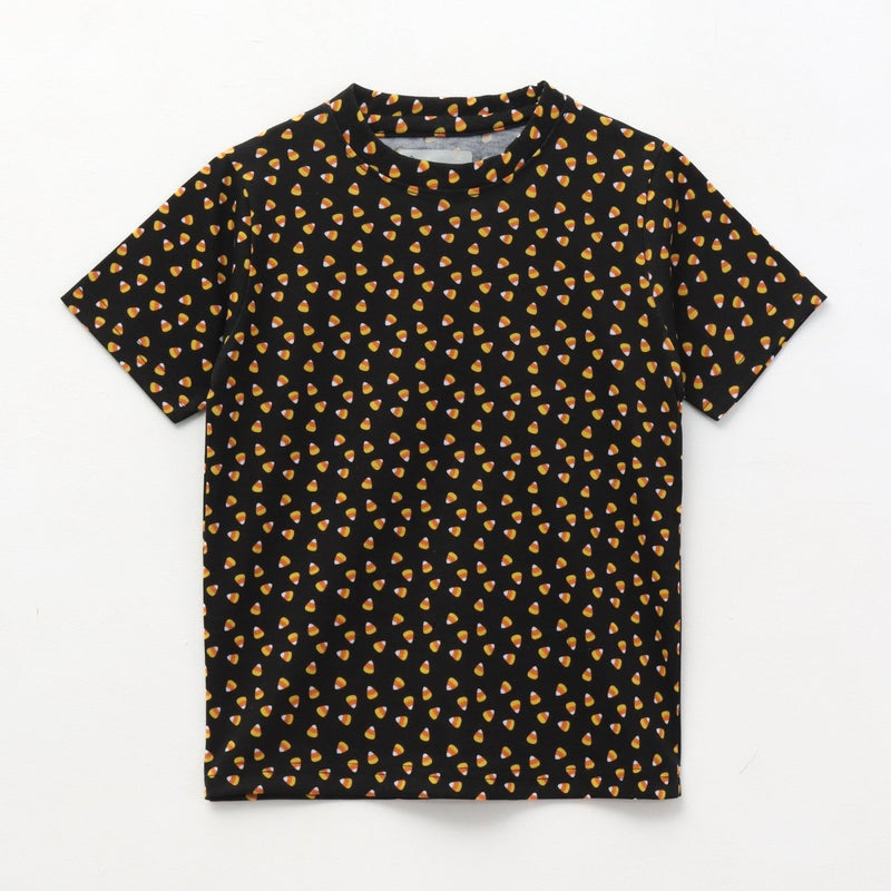 Midnight Candy Shorts Set print detail — kids 1-7y | A Tiny Bee