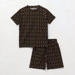 Midnight Candy Shorts Set for kids ages 1-7 — front view | A Tiny Bee