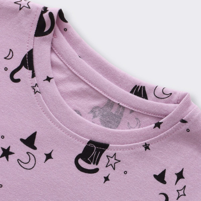 Moonlight Meow Shorts Set (Unisex) - A Tiny Bee