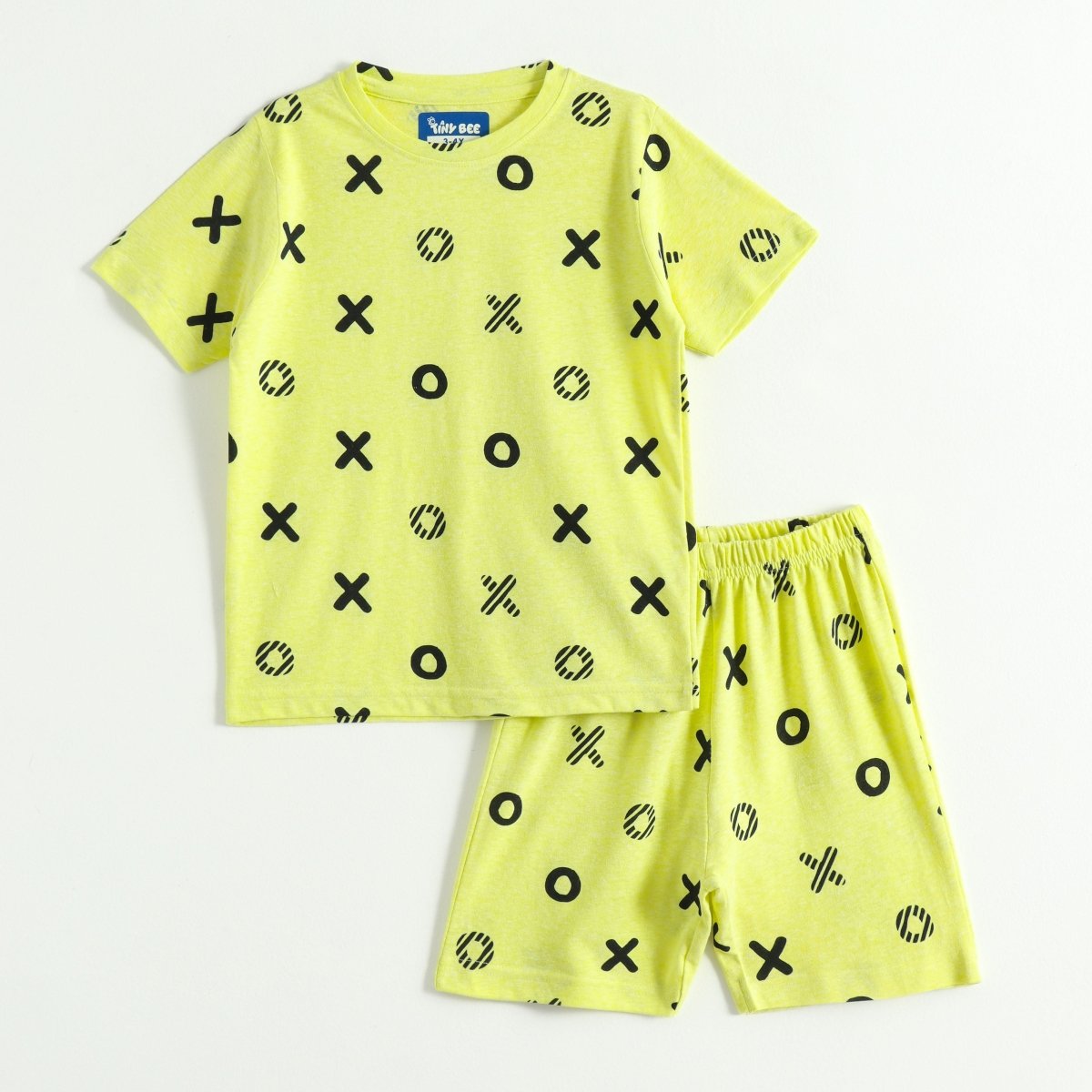 Neon XO Shorts Set (Unisex) - A Tiny Bee