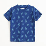 Ocean Shell Shorts Set short-sleeve T-shirt — front view | A Tiny Bee