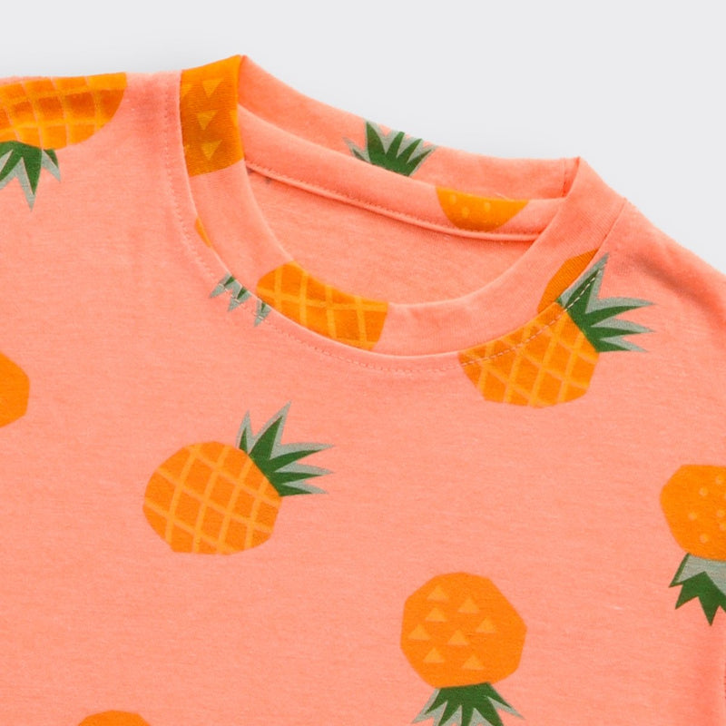 Pineapple Pop Shorts Set (Unisex) - A Tiny Bee