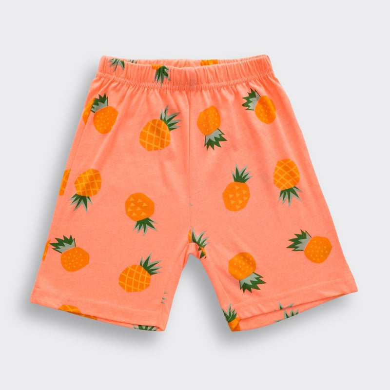 Pineapple Pop Shorts Set (Unisex) - A Tiny Bee