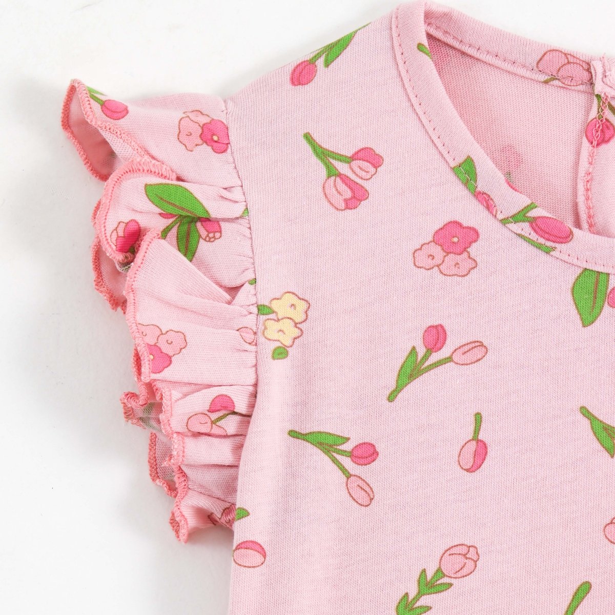 Pink Blossom Girls Dress - A Tiny Bee
