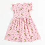 Pink Blossom Girls Dress - A Tiny Bee