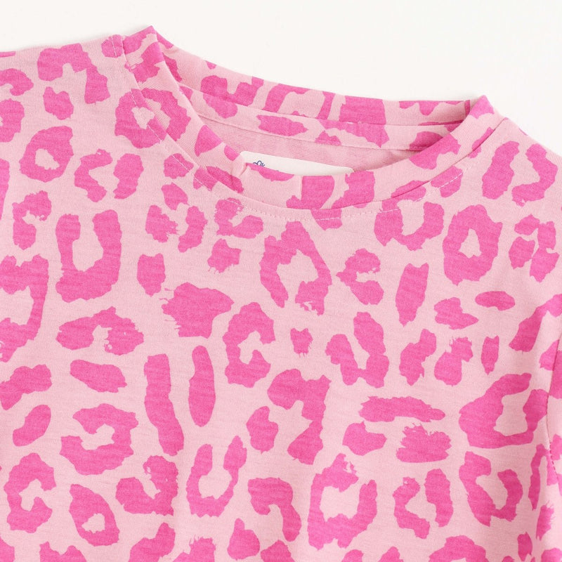 Pink Leopard Shorts Set (Unisex) - A Tiny Bee