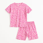 Pink Leopard Shorts Set (Unisex) - A Tiny Bee