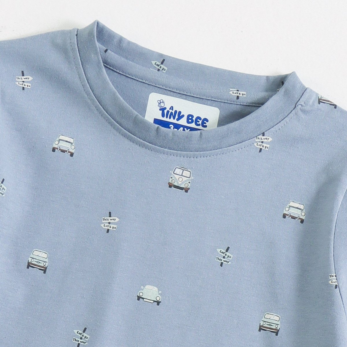 Playtime Cars Shorts Set styled on child — A Tiny Bee kidswear