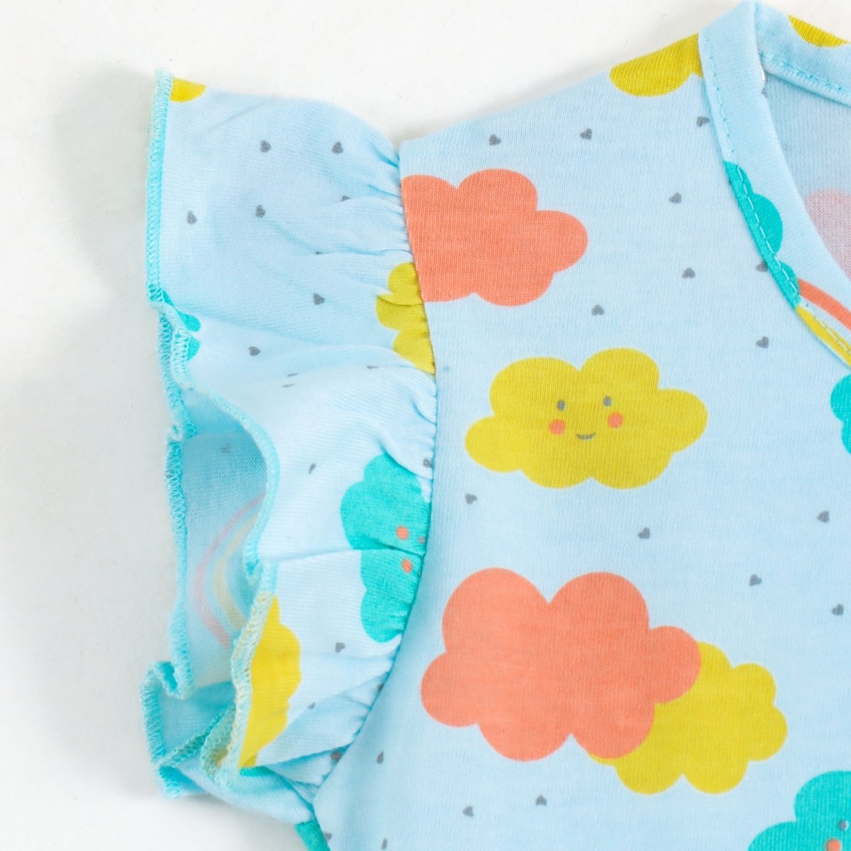 Rainbow Cloud Girls Dress - A Tiny Bee