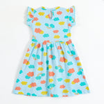 Rainbow Cloud Girls Dress - A Tiny Bee