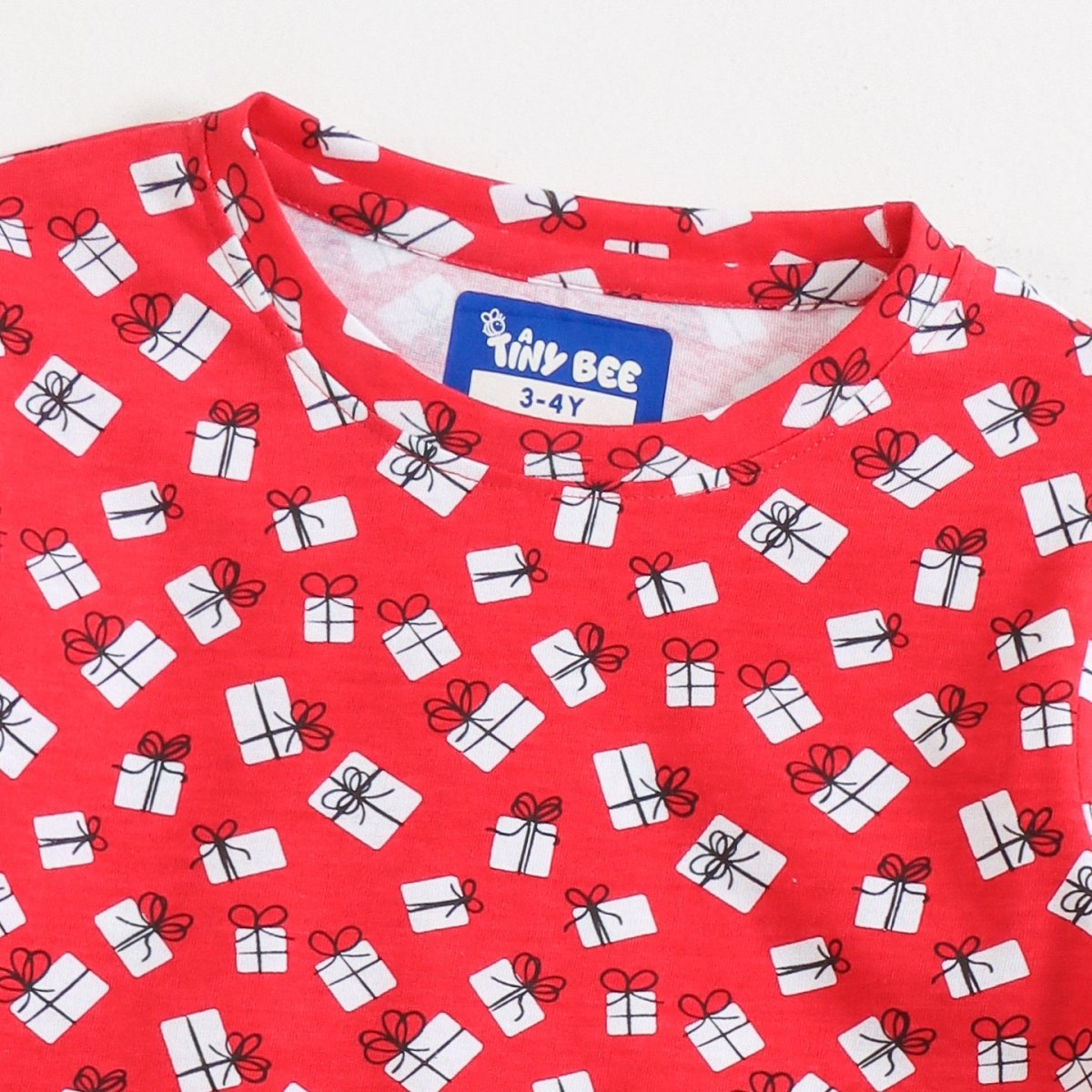 Red Delight Shorts Set styled on child — A Tiny Bee kidswear