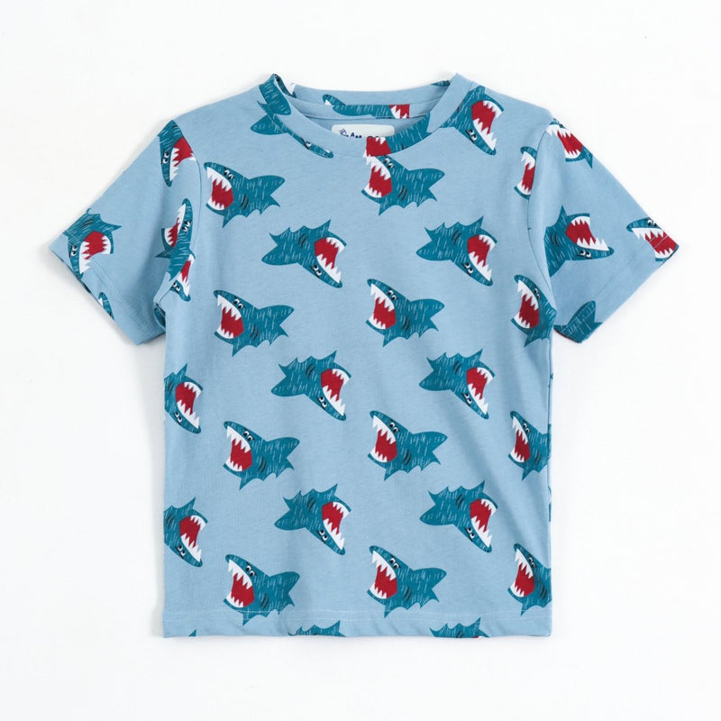 Shark Splash Pajama Set (Unisex) - A Tiny Bee