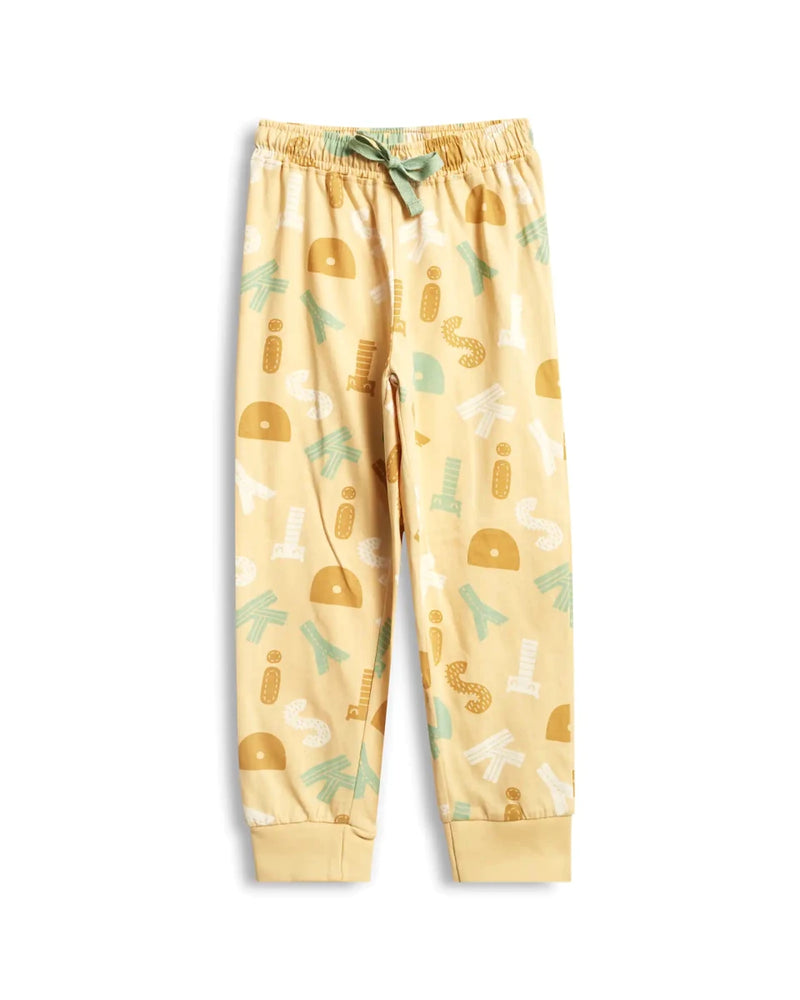 Signature Unisex Pajama Set Shorts Set styled on child — A Tiny Bee kidswear
