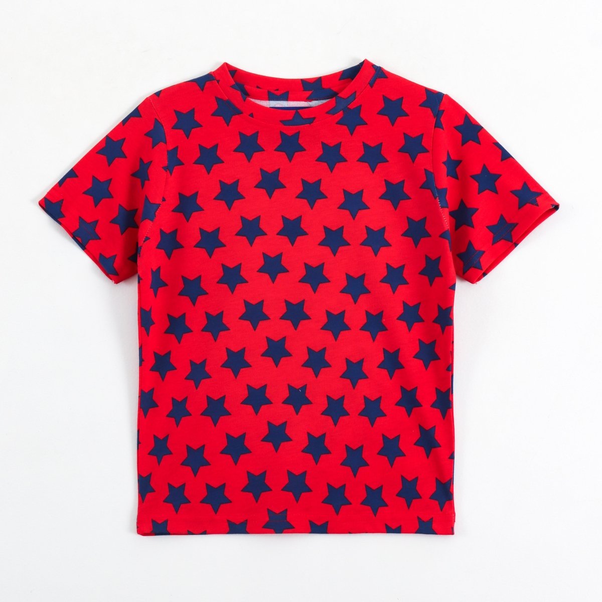 Starry Red Pajama Set (Unisex) - A Tiny Bee