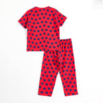 Starry Red Pajama Set (Unisex) - A Tiny Bee