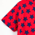 Starry Red Pajama Set (Unisex) - A Tiny Bee