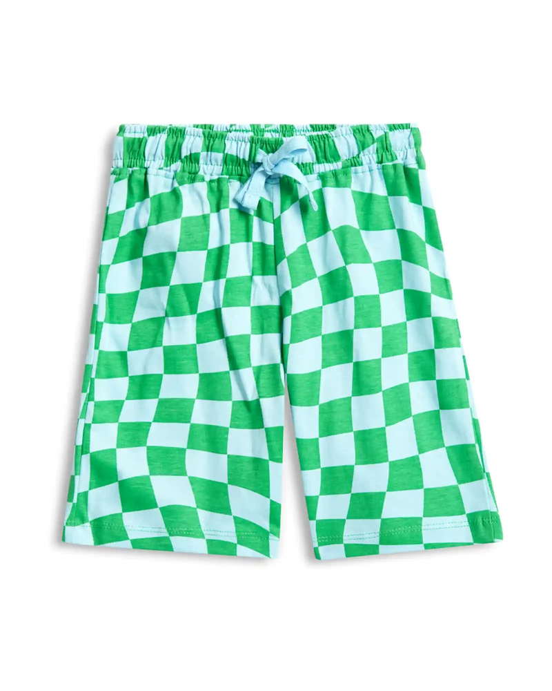 Stay Awesome Boys Shorts Set styled on child — A Tiny Bee kidswear