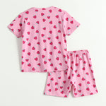 Strawberry Patch Shorts Set (Unisex) - A Tiny Bee